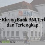 Kode Kliring Bank BNI Terbaru