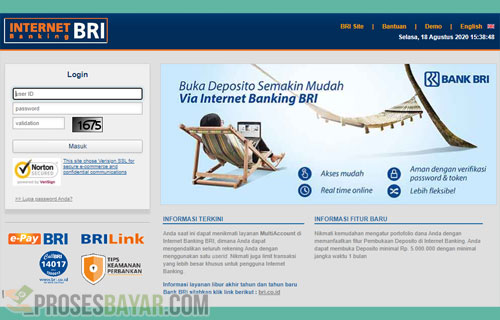 Enable Kartu ATM BRI Lewat Website BRI