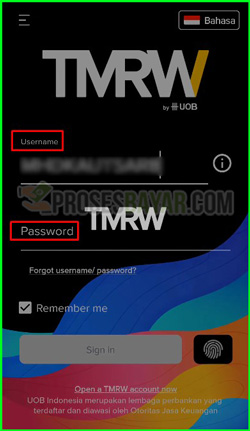 2 Login dengan Username dan Password