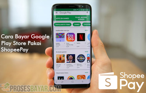 Cara Bayar Google Play Store Pakai ShopeePay