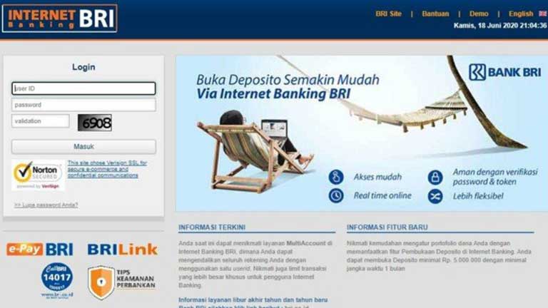 Internet Banking BRI