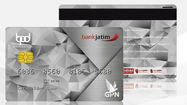 Kartu ATM Bank Jatim Silver